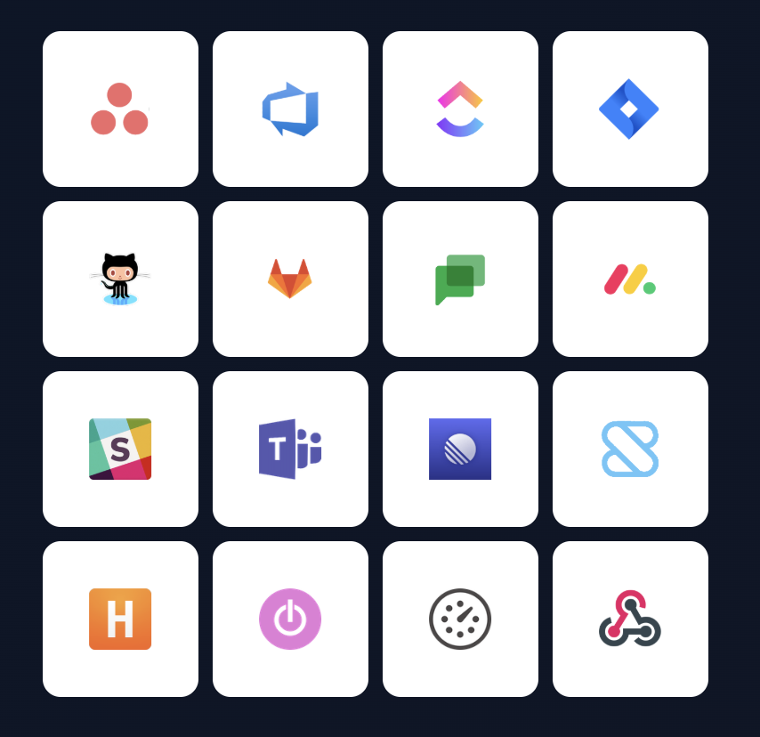 Tuskr integrations with JIRA, GitHub, Slack, and over 400 popular tools and applications
